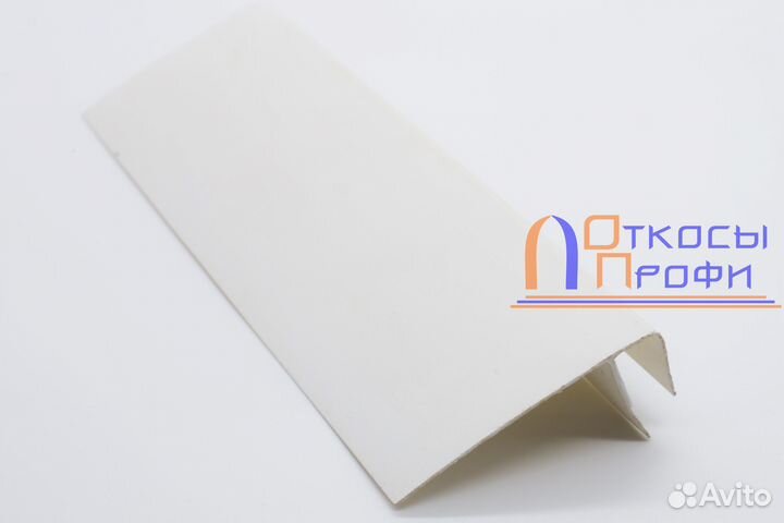 Профиль - F 60 мм нпп оконный белый, 3м (20шт/уп)