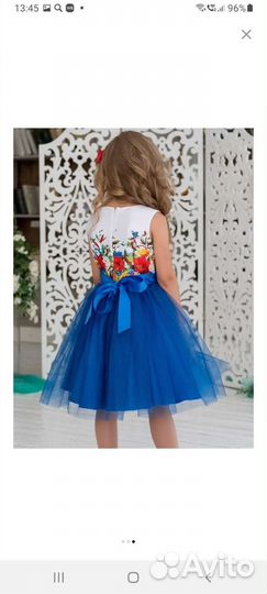 Платье для девочки рост 128