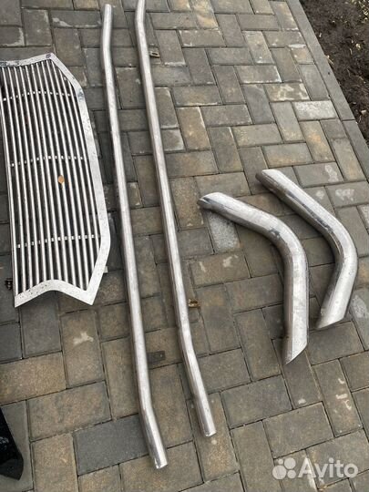 Защита заднего бампера решетка радиатора