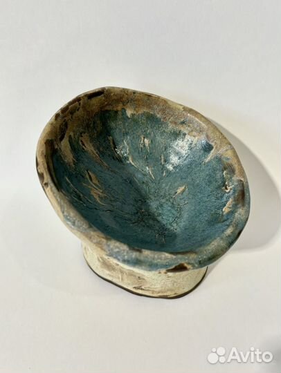 Керамическая мисочка для кота