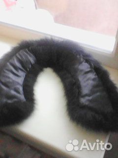 Меховой воротник песец новый