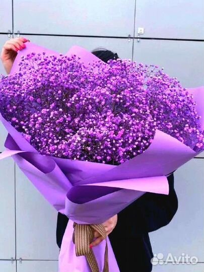 Букет из гипсофил, доставка цветов, гипсофила