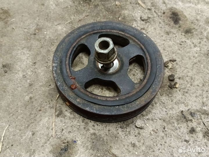 Шкив коленвала g4fa g4fc солярис Рио 3