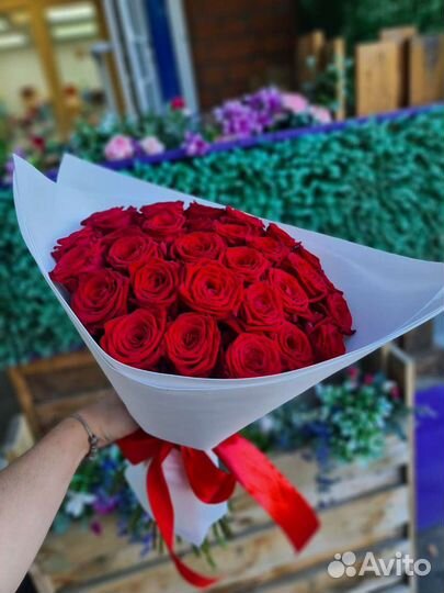 Роза, букет из роз, 31 роза, 51 роза, доставка