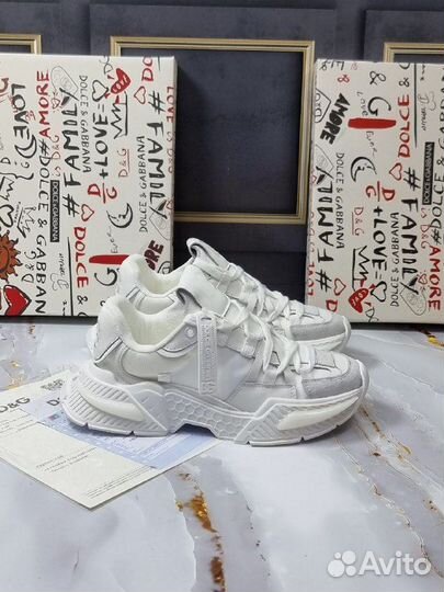 Кроссовки женские D&G White Multi