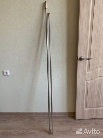 Карниз настенный 165-320 см. Двухрядный