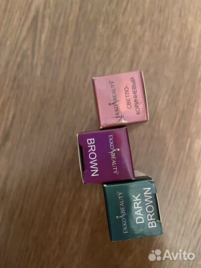 Хна для бровей ekko beauty