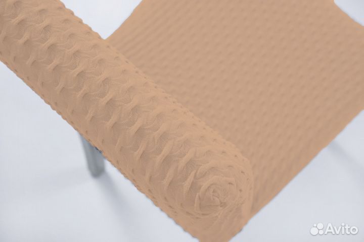 Чехлы на стулья со спинкой на кухню 2 шт, Какао