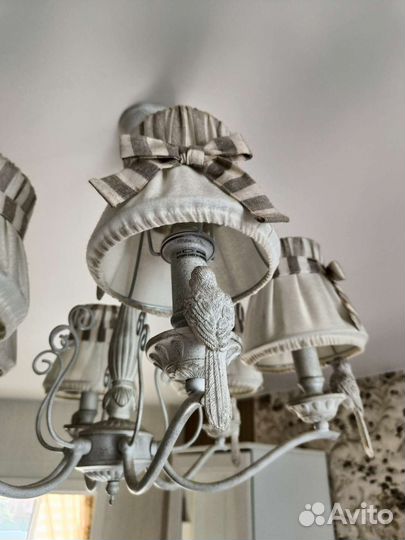 Люстра потолочная италия бу