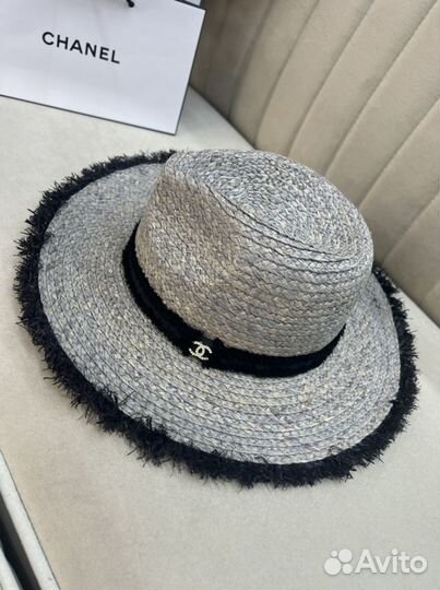 Шляпа женская соломенная Chanel