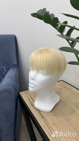 Парик накладка из натуральных волос