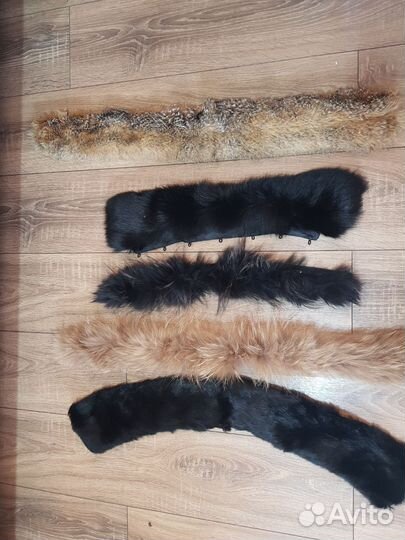 Шкурка животного, воротники, опушки 25 штук пакет