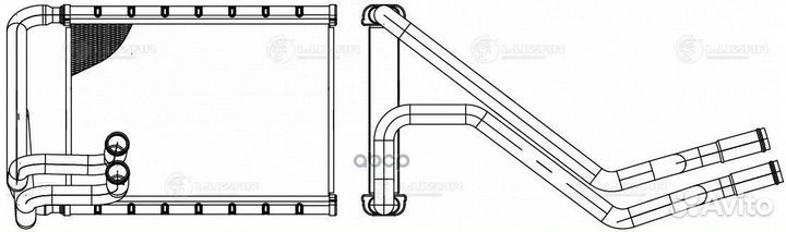 Радиатор отоп. для а/м Hyundai Sonata (05) /Gra