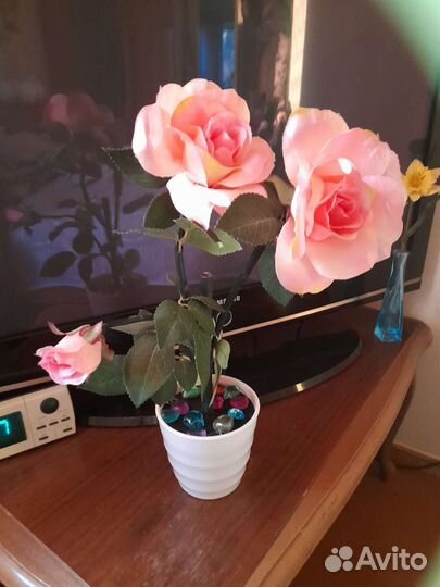 Светильник роза из изолона