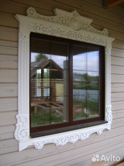 Резные деревянные наличники