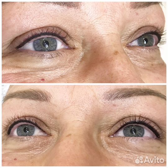 Модель на перманентный макияж бровей, губ, век