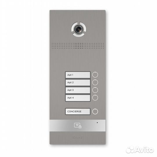 Вызывная панель BAS-IP BI-04FB silver