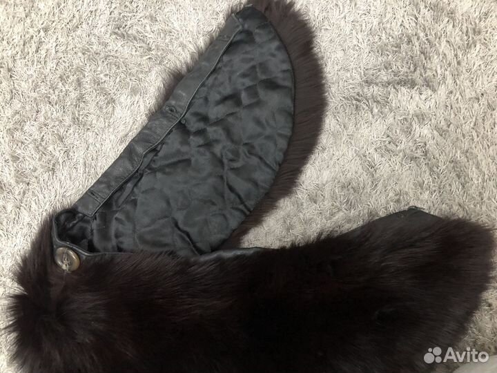 Меховой воротник норка