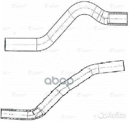 Кмпл патрубков отоп. для а/м Лада Largus FL (21)