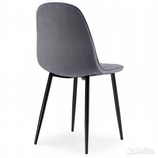 Стул на металлокаркасе Capri gray / black