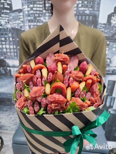 Мужские сьедобные букеты