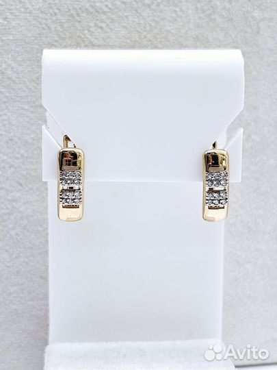 Золотые серьги 1,95 гр. Арт. 135