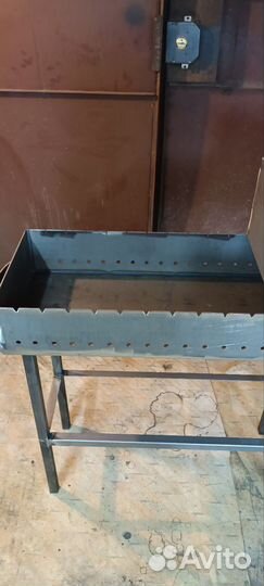 Мангал с топкой