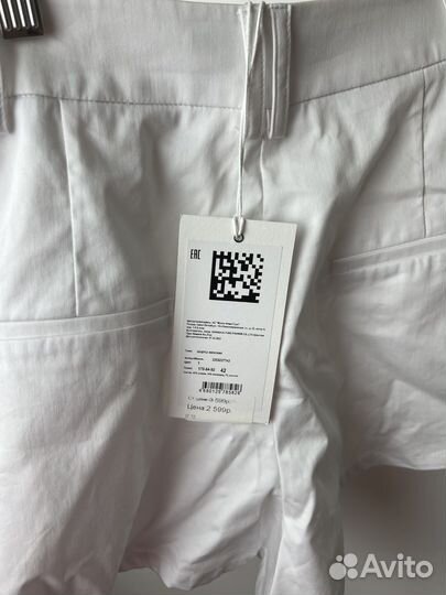 Шорты белые хлопковые