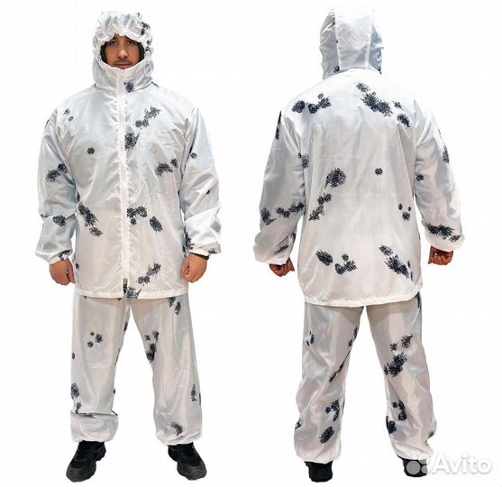 Маскхалат клякса зима