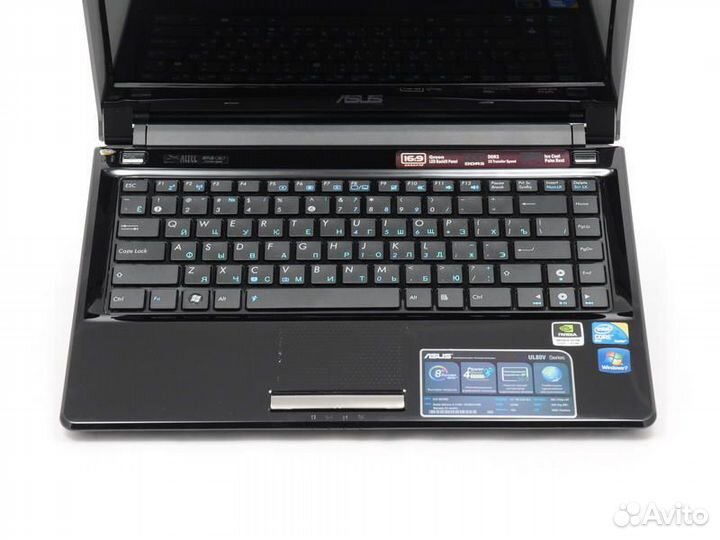 Ноутбук asus UL80V (Core 2 Duo SU7300)