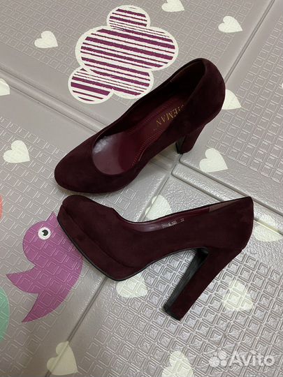 Туфли женские 38 размер бордовые