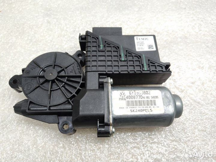 Мотор стеклоподъемника задний левый Skoda Fabia