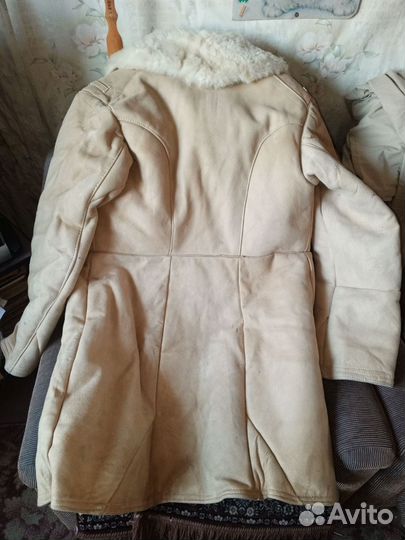 Дубленка тулуп мужская