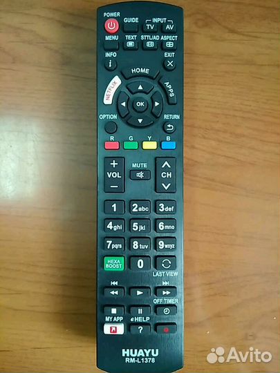 Пульт Panasonic RM-L1378 универсальный для телевиз