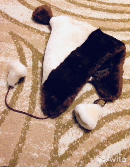 Шапка из мутона 52 размер