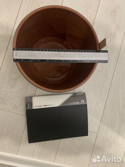 Керамический цветочный горшок