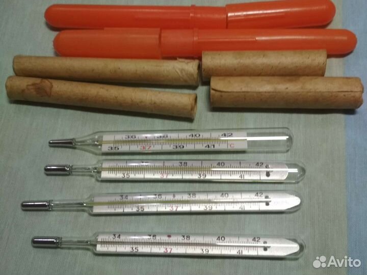Термометры ртутные медицинские СССР
