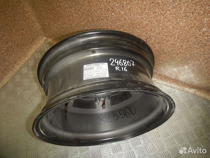 Диск колесный литой R16 5*114,3 j7,0 ET38 DIA72,1