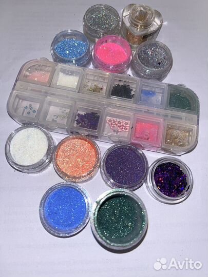 Блестки для маникюра