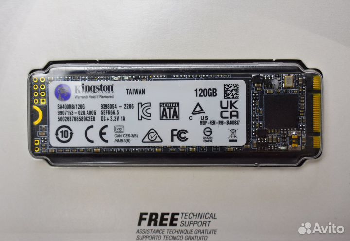 KingSton M.2 2280 SSD 120 GB