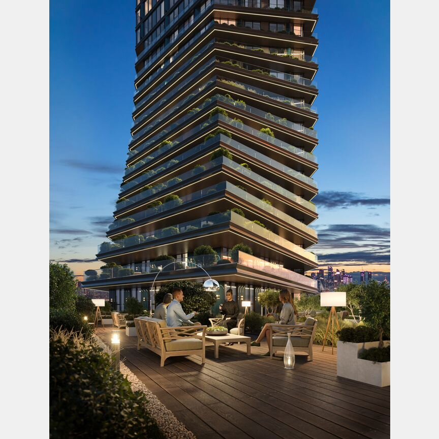 2-к. квартира, 66,3 м², 14/55 эт.