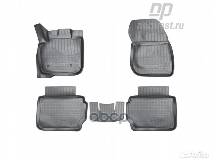 Коврики в салон 3D полиуретан norplast ford Mon