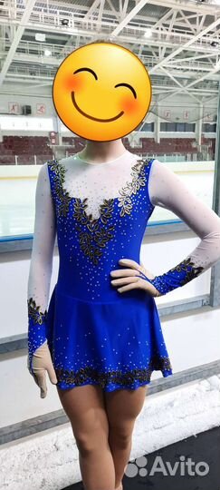 Платье для выступлений фигурное катание 152-160