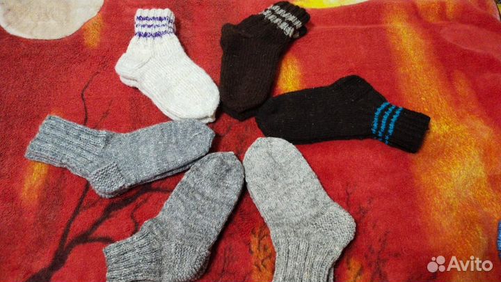 Носки вязаные шерсть
