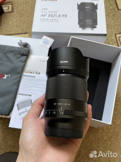 Viltrox 35 mm f1.8 sony e + поляризационный фильтр