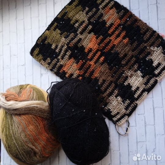 Недовязы и Пряжа твид, alize Nako Malabrigo