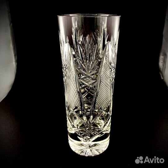 Хрустальный высокий стакан для коктейля. СССР