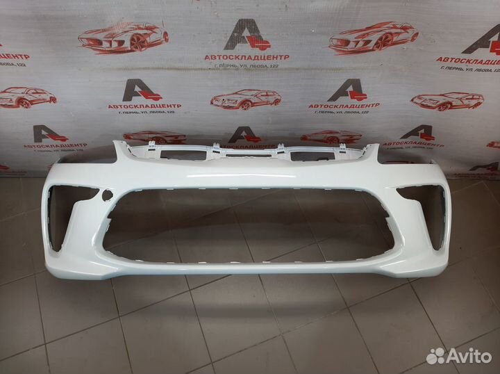 Бампер передний Kia Rio 4 2017-2020 белый