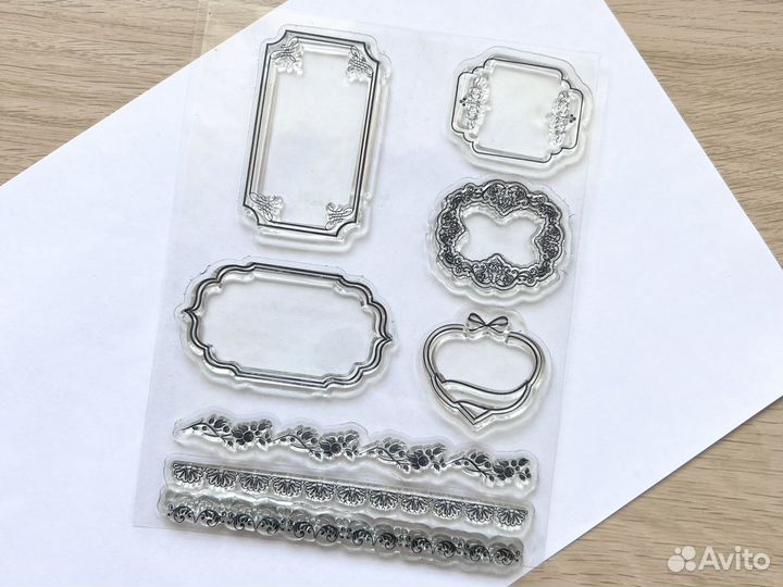 Штампы для скрапбукинга Рамки