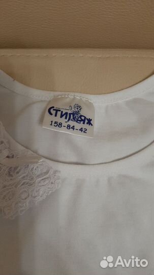 Блузка белая детская